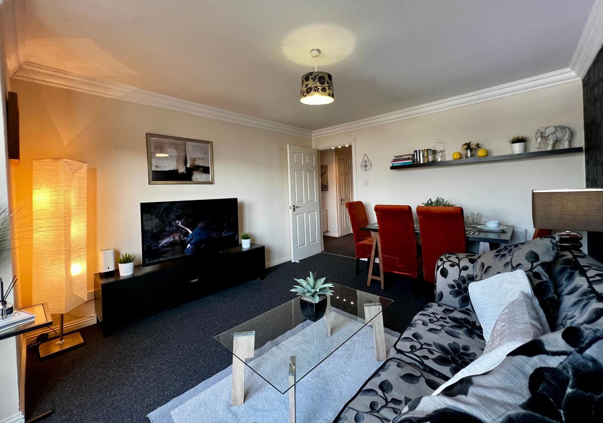 Ferienwohnung Stylish Modern Flat With Juliet Balcony & Parking Glasgow Exterior foto